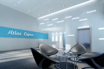 1460平米Atlas Copco（外企公司）辦公室裝修